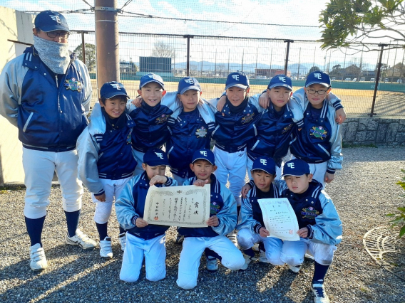 第19回松阪ベルカップ争奪学童軟式野球大会　３位入賞